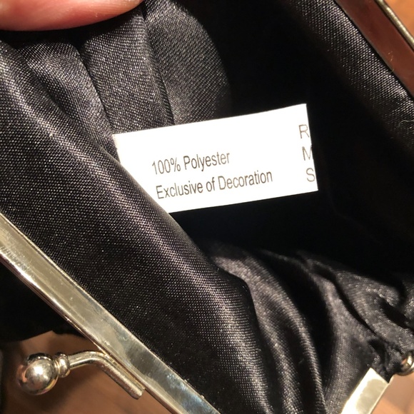 Black Ruffle Small Crossbody - Picture 4 of 6